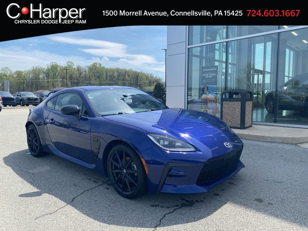 Blue 2024 Toyota GR86 Premium RWD Coupe Rear-Wheel Drive 6-Speed Automatic