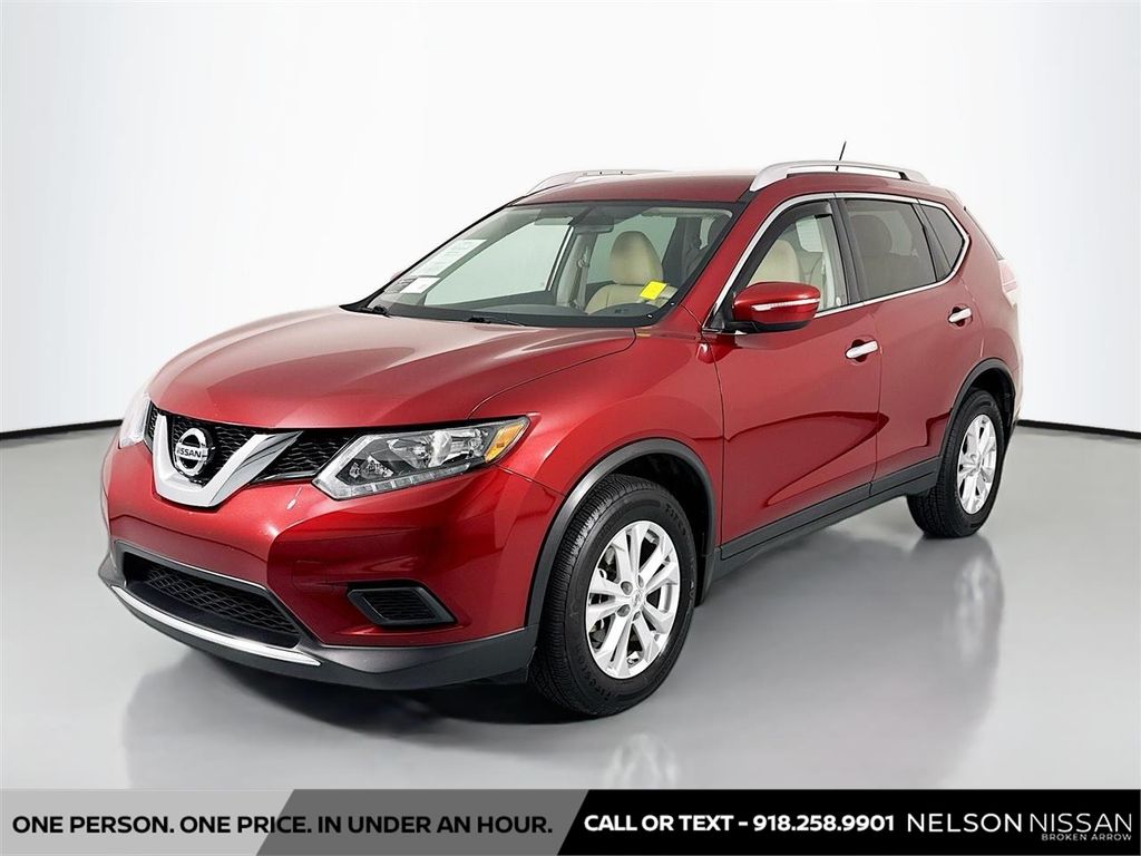 Cayenne Red Pearl 2015 Nissan Rogue SV AWD SUV / Crossover All-Wheel Drive Continuously Variable Transmission