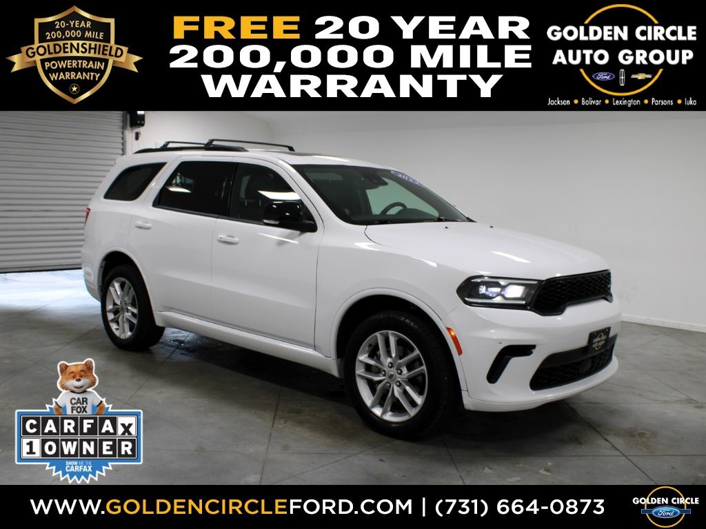 White Knuckle Clearcoat 2024 Dodge Durango GT Plus AWD SUV / Crossover All-Wheel Drive 8-Speed Automatic