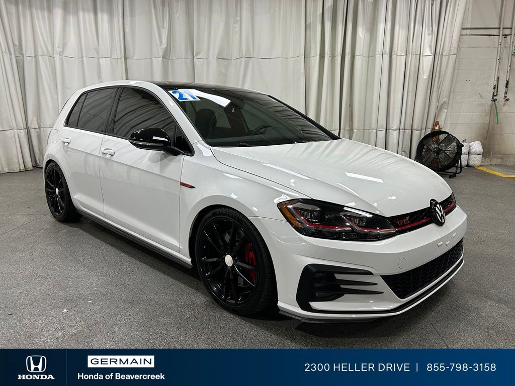 Used 2021 White Volkswagen 2.0T SE image 2