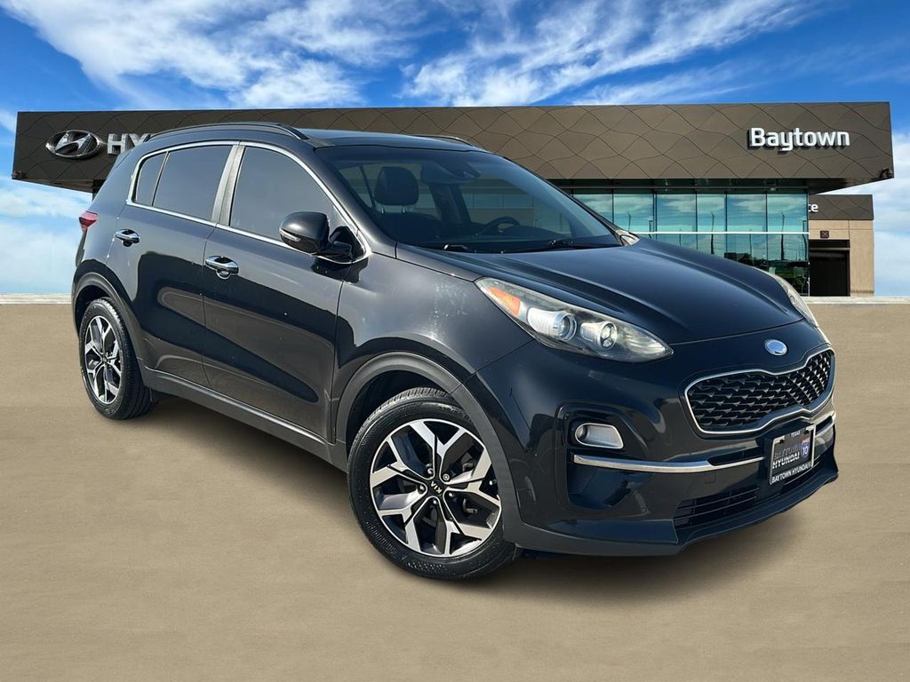 2020 Kia Sportage EX Red at Shottenkirk Kia Fort Bend