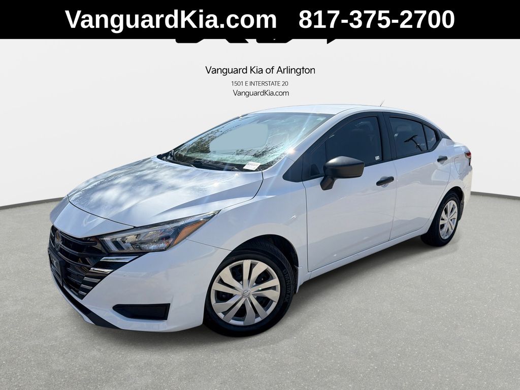 White (Fresh Powder) 2025 Nissan Versa Sedan Front-Wheel Drive Continuously Variable Transmission
