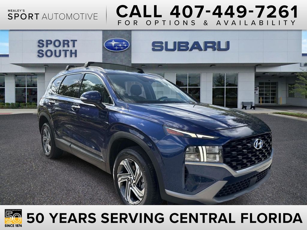 Blue (Stormy Sea) 2023 Hyundai Santa Fe SUV / Crossover All-Wheel Drive 8-Speed Automatic