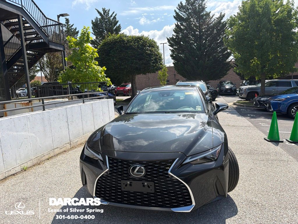 Black (Caviar) 2022 Lexus IS Sedan All-Wheel Drive 6-Speed Automatic