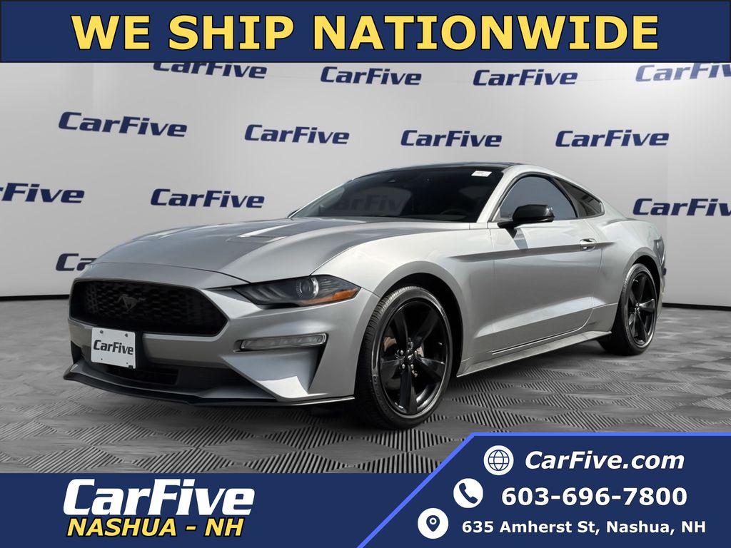Silver 2022 Ford Mustang EcoBoost Premium Fastback RWD Coupe Rear-Wheel Drive Automatic