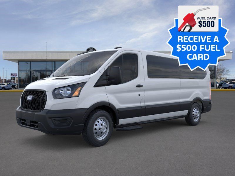 Oxford White 2026 Ford Transit Passenger 350 XL Low Roof LB AWD Van All-Wheel Drive