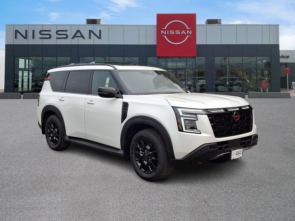 Aspen White Tricoat 2026 Nissan Armada SUV / Crossover Four-Wheel Drive 9-Speed Automatic