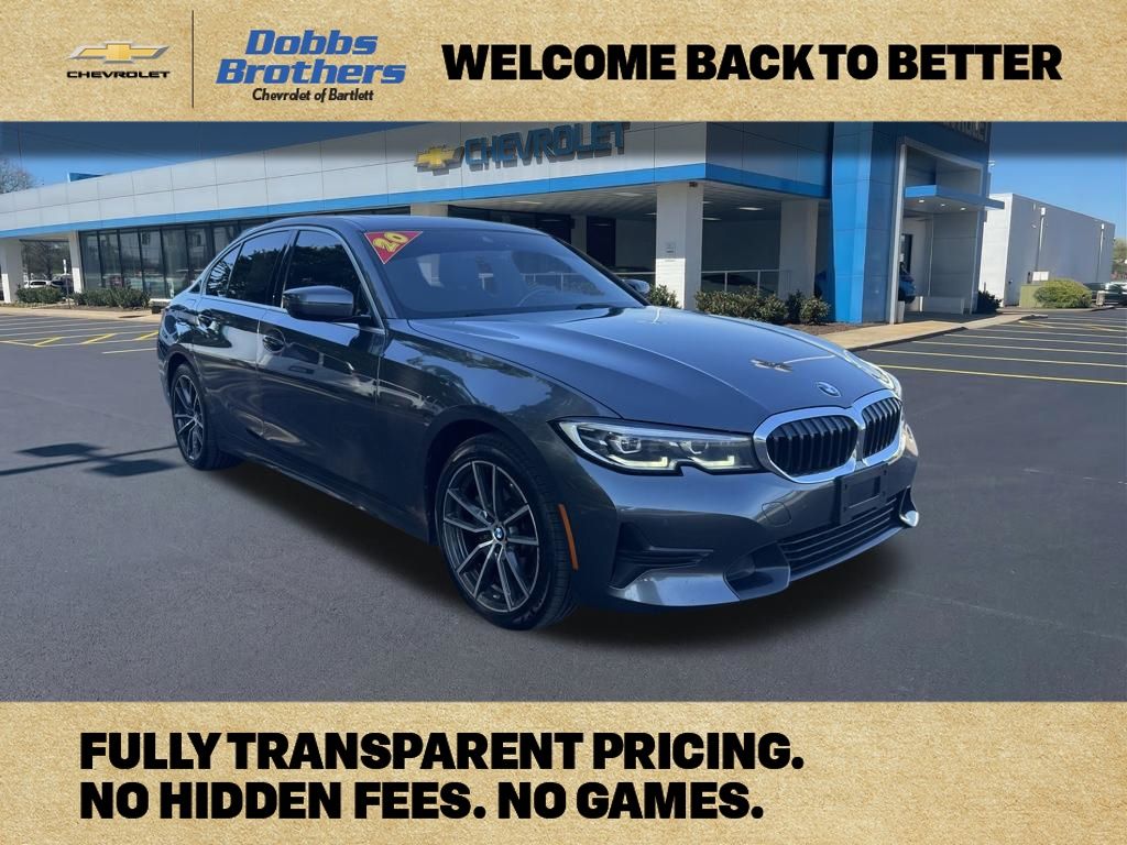 Mineral Gray Metallic 2020 BMW 3 Series Sedan All-Wheel Drive 8-Speed Automatic