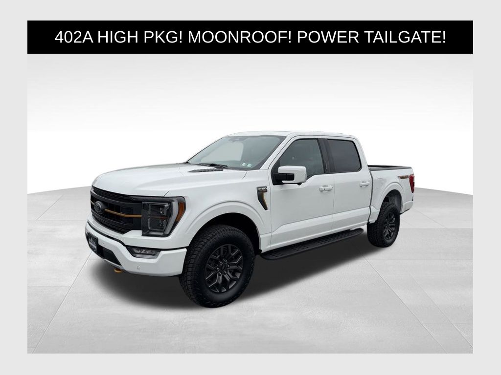 Star White Metallic Tri-Coat 2023 Ford F-150 Pickup Truck Four-Wheel Drive Automatic