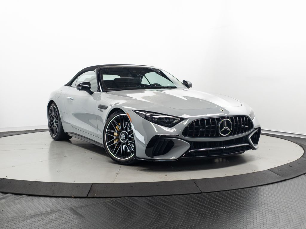 MANUFAKTUR Alpine Gray 2022 Mercedes-Benz SL-Class Convertible All-Wheel Drive 9-Speed Automatic