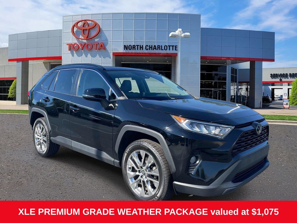 Midnight Black Metallic 2021 Toyota RAV4 SUV / Crossover Front-Wheel Drive 8-Speed Automatic