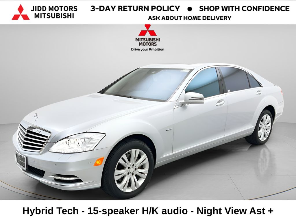 Palladium Silver Metallic 2010 Mercedes-Benz S-Class S 400 Hybrid Sedan Rear-Wheel Drive 7-Speed Automatic