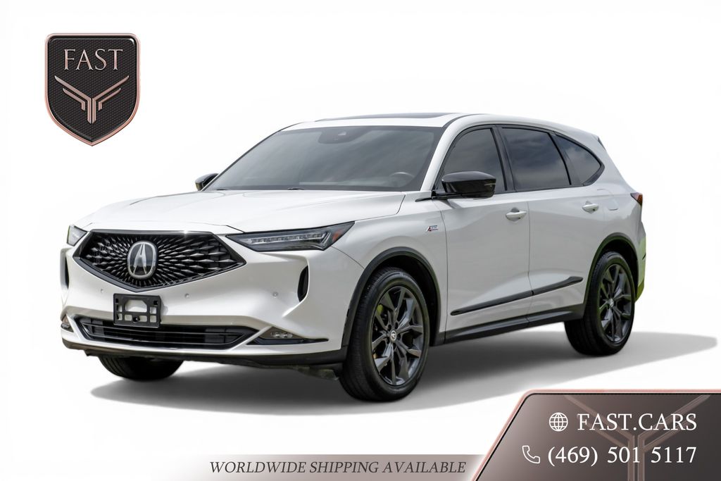 White 2022 Acura MDX SH-AWD with A-SPEC Package SUV / Crossover All-Wheel Drive Automatic