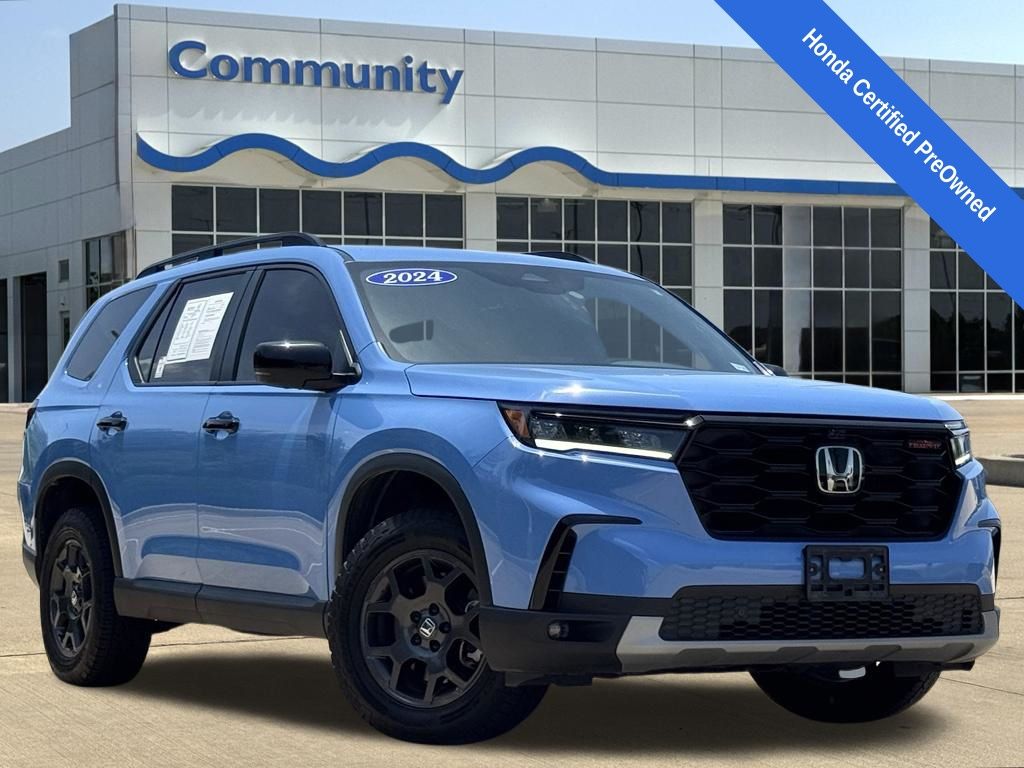 2024 Honda Pilot TrailSport Blue at AutoSavvy Houston Southwest