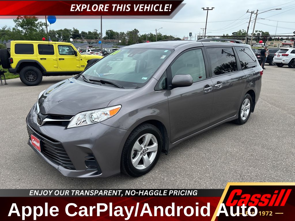 Predawn Gray Mica 2020 Toyota Sienna LE 7-Passenger FWD with Auto-Access Seat Minivan Front-Wheel Drive 8-Speed Automatic