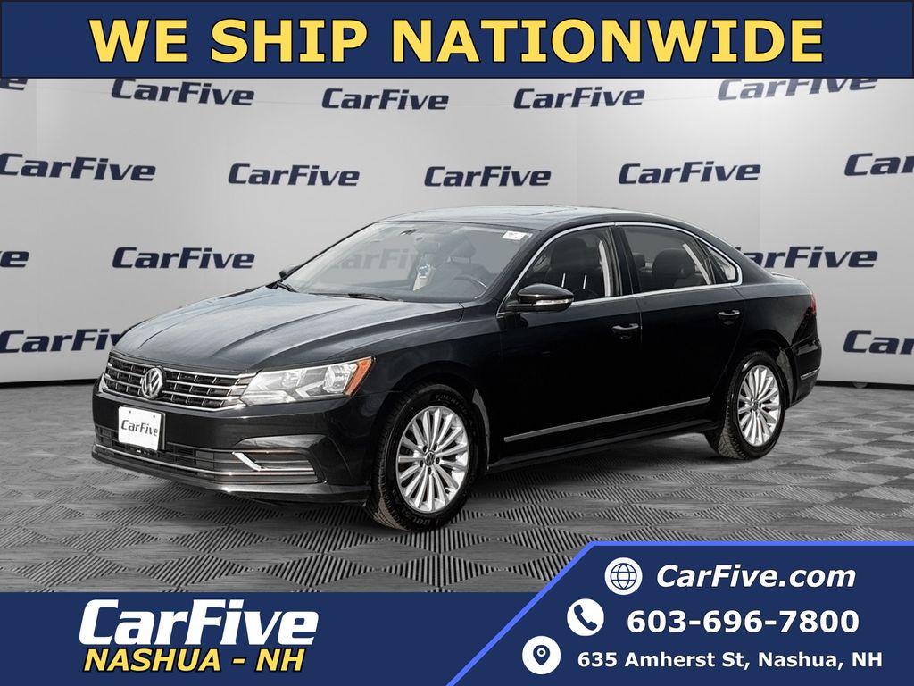 Deep Black Pearl 2017 Volkswagen Passat 1.8T SE Sedan Front-Wheel Drive 6-Speed Automatic