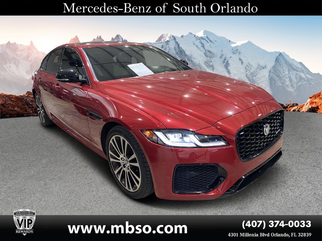 Firenze Red Metallic 2024 Jaguar XF Sedan Rear-Wheel Drive 8-Speed Automatic