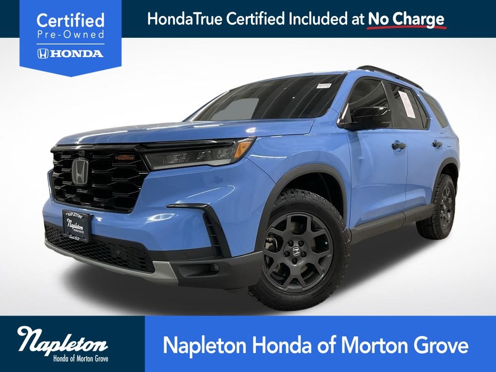 Blue 2023 Honda Pilot SUV / Crossover All-Wheel Drive Automatic
