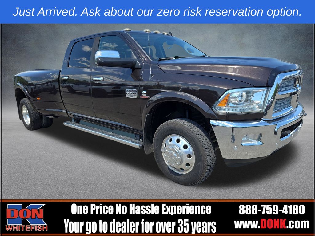 Luxury Brown Pearlcoat 2016 RAM 3500 Pickup Truck Four-Wheel Drive 6-Speed Automatic