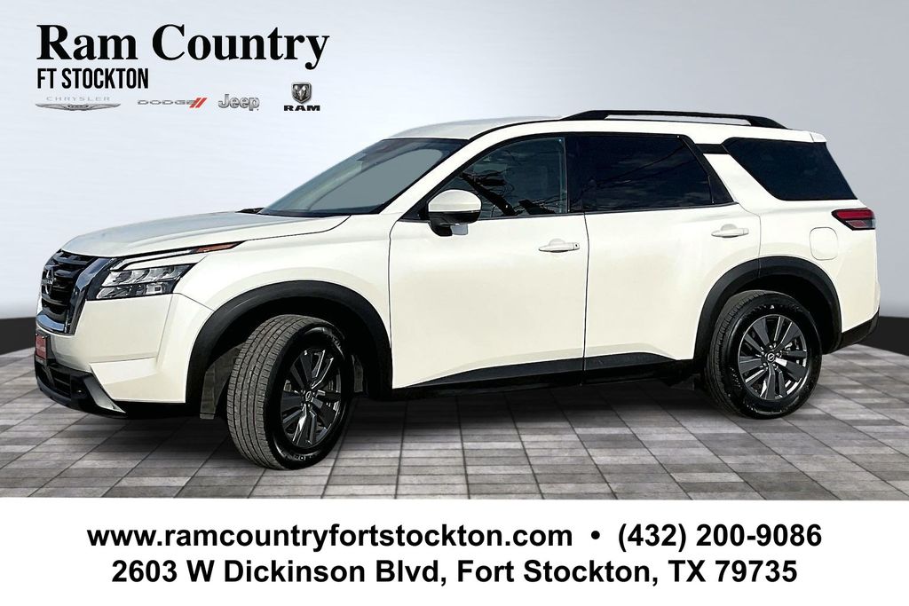 Pearl White Tricoat 2024 Nissan Pathfinder SV FWD SUV / Crossover Front-Wheel Drive 9-Speed Automatic