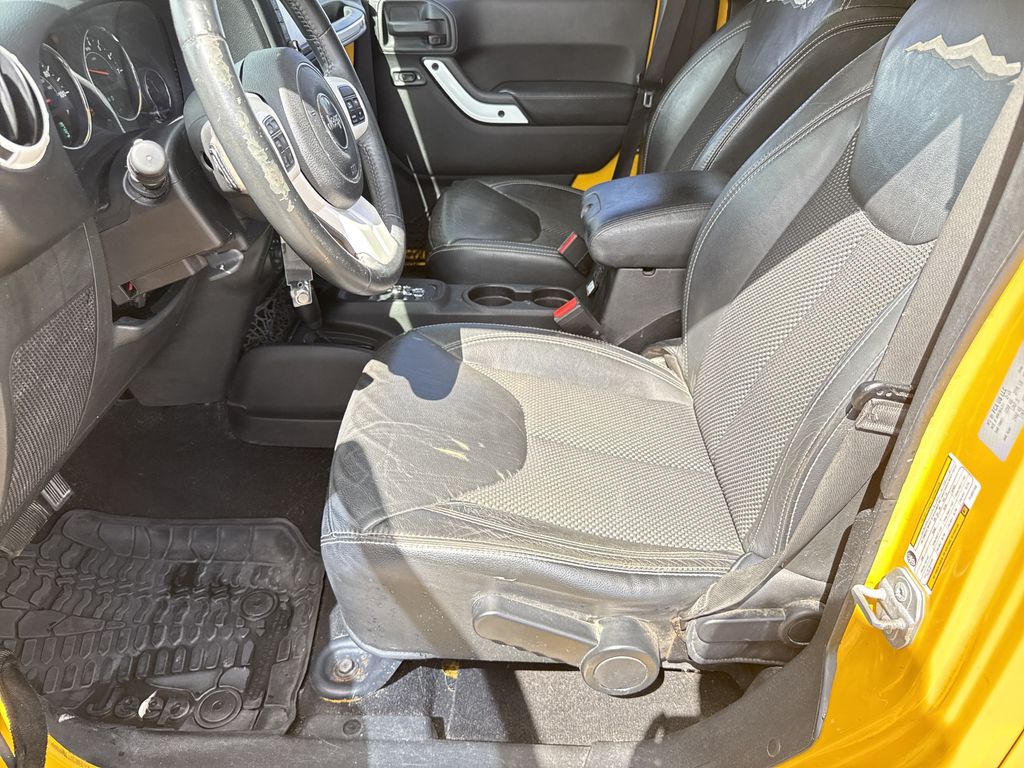 2015 Jeep Wrangler Unlimited Sahara Yellow at Parkway Family Mazda