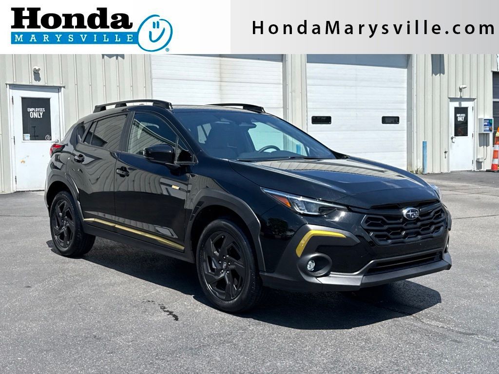 Crystal Black Silica 2025 Subaru Crosstrek SUV / Crossover All-Wheel Drive Continuously Variable Transmission