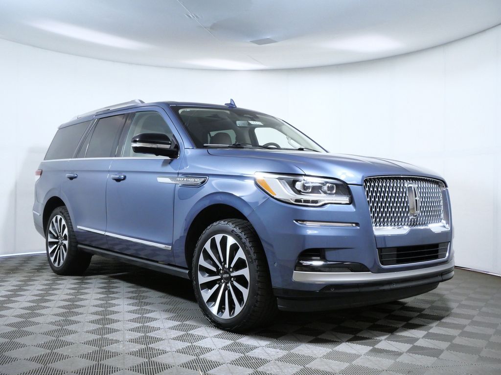Blue Metallic 2023 Lincoln Navigator SUV / Crossover Four-Wheel Drive Automatic