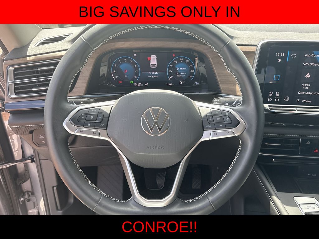2024 Volkswagen Atlas 2.0T SE Silver at DeMontrond Mazda