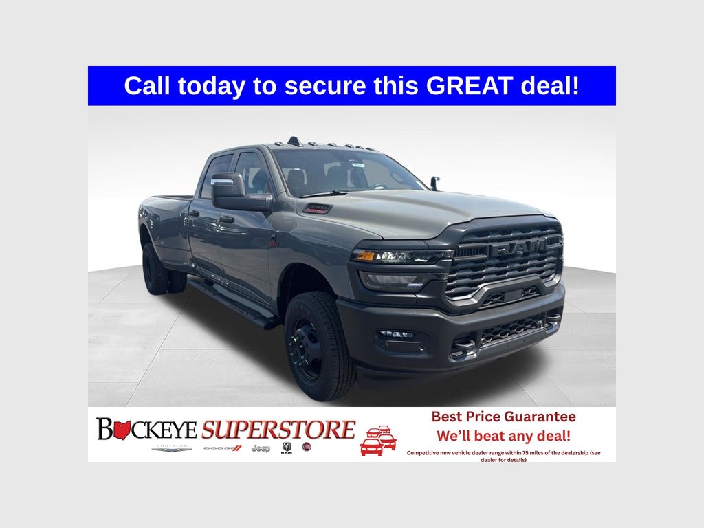Gray Clearcoat 2026 RAM 3500 Pickup Truck Four-Wheel Drive 8-Speed Automatic
