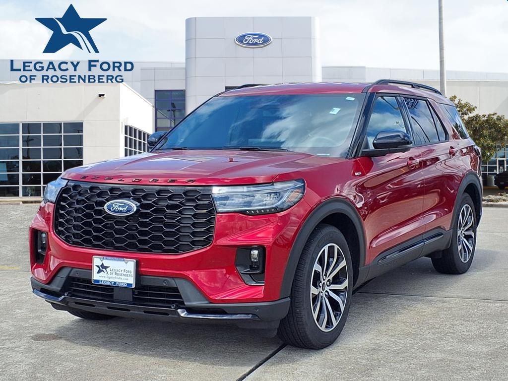 2025 Ford Explorer ST-Line Red at Toyota of Victoria