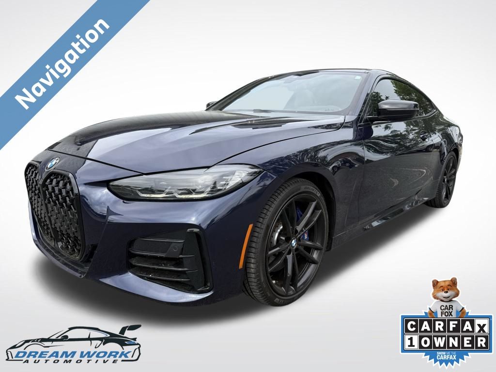 Tanzanite Blue II Metallic 2022 BMW 4 Series M440i Coupe RWD Coupe Rear-Wheel Drive 8-Speed Automatic
