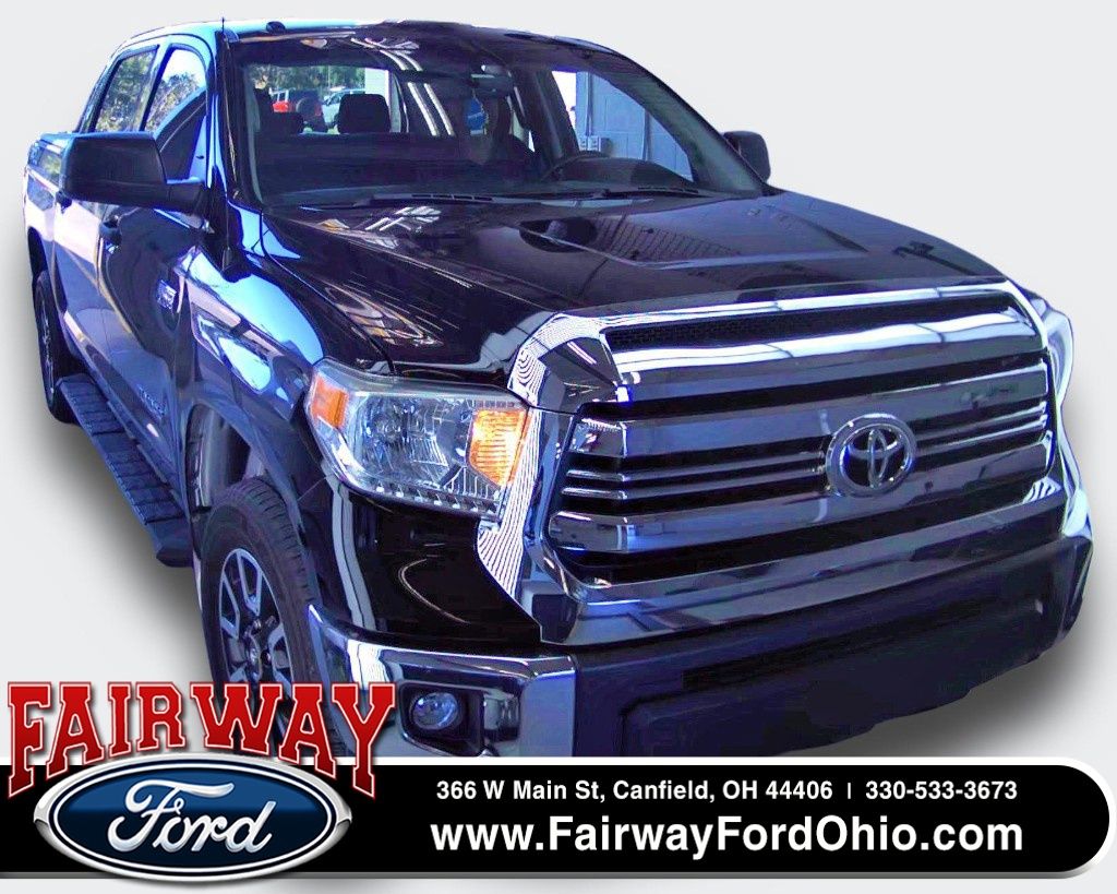 Black 2017 Toyota Tundra Pickup Truck Four-Wheel Drive 6-Speed Automatic Overdrive