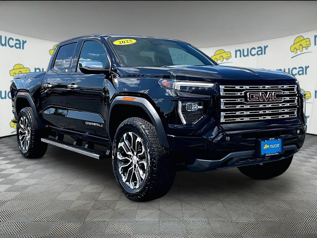 Onyx Black 2025 GMC Canyon Pickup Truck Four-Wheel Drive 8-Speed Automatic