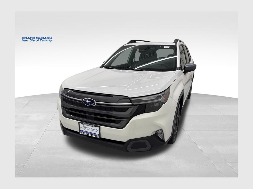 Crystal White Pearl 2026 Subaru Forester SUV / Crossover All-Wheel Drive Continuously Variable Transmission