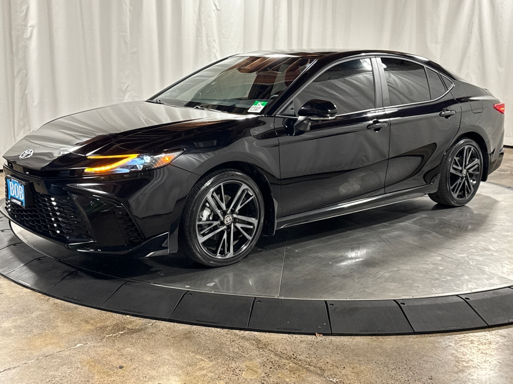 Midnight Black Metallic 2025 Toyota Camry XSE AWD Sedan All-Wheel Drive Continuously Variable Transmission