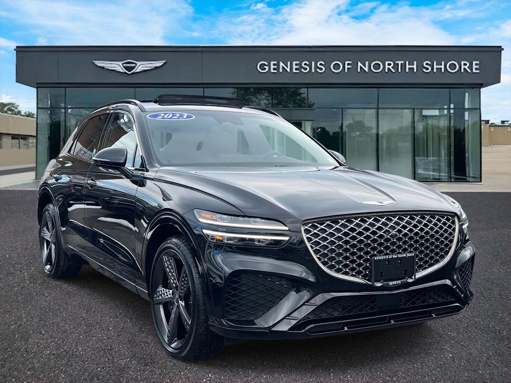 Black 2023 Genesis GV70 3.5T Sport AWD SUV / Crossover All-Wheel Drive 8-Speed Automatic