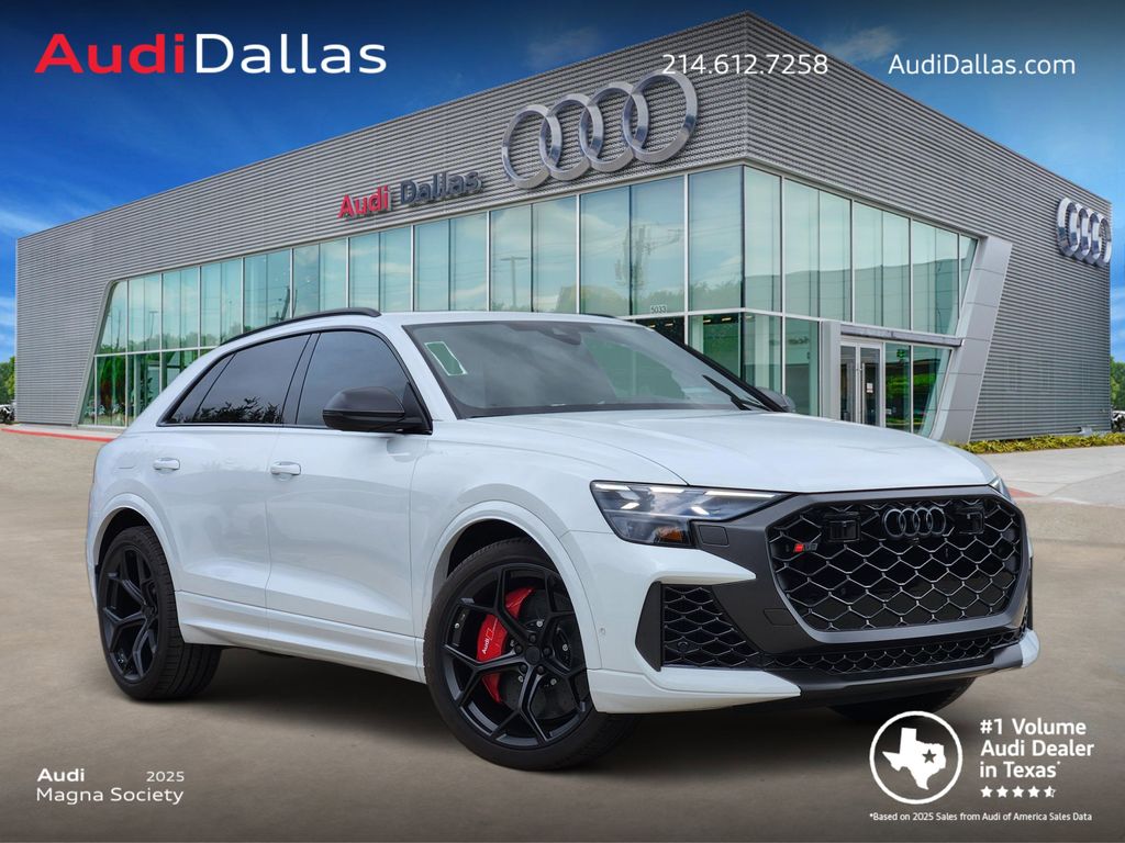 Glacier White 2026 Audi RS Q8 4.0T quattro Performance SUV / Crossover All-Wheel Drive 8-Speed Automatic