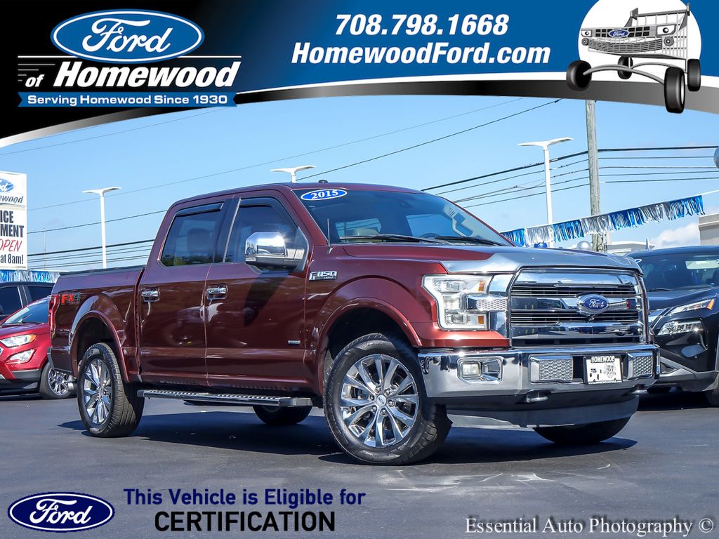 Bronze 2015 Ford F-150 Pickup Truck Four-Wheel Drive 6-Speed Automatic