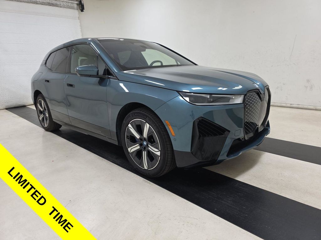 Blue Ridge Mountain Metallic 2024 BMW iX SUV / Crossover All-Wheel Drive Automatic