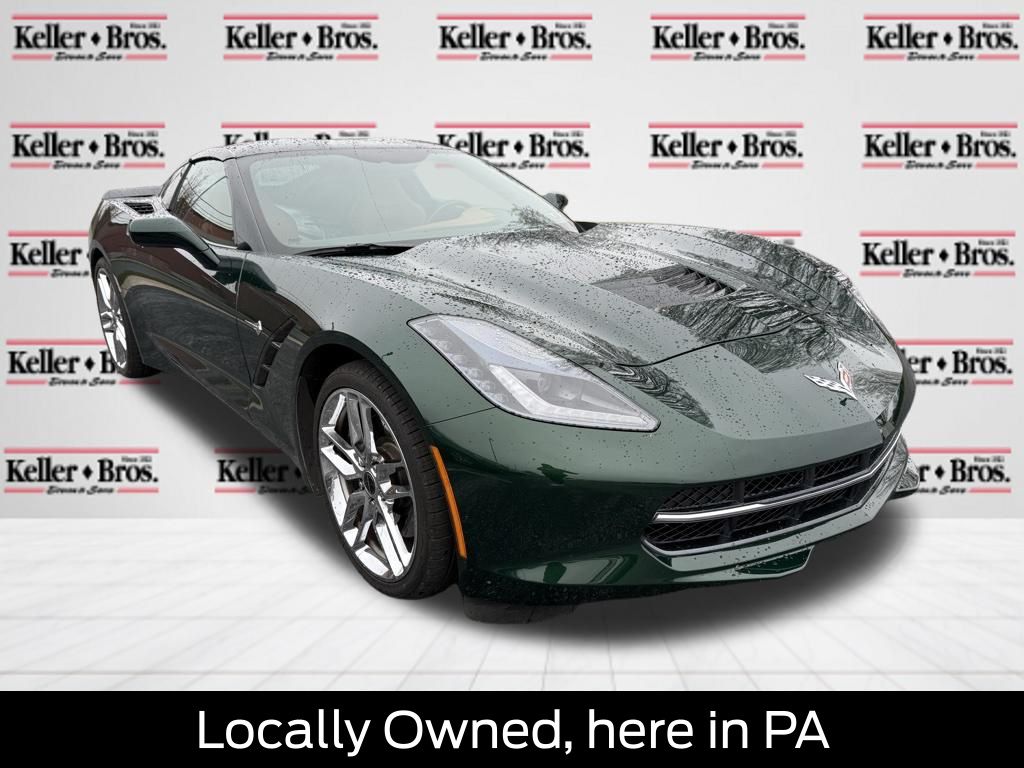 Lime Rock Green Metallic 2014 Chevrolet Corvette Stingray Z51 3LT Coupe RWD Coupe Rear-Wheel Drive 6-Speed Automatic
