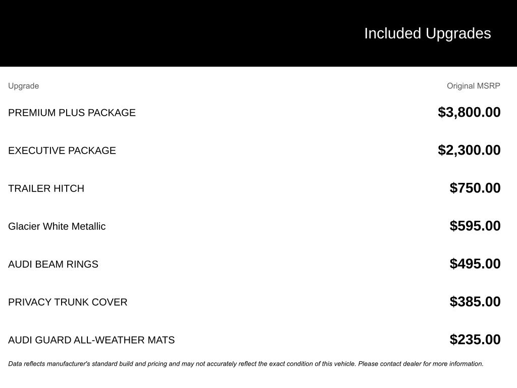 New 2025 White Audi 55 Premium Plus image 4