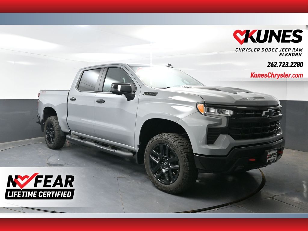 Slate Gray Metallic 2024 Chevrolet Silverado 1500 Pickup Truck Four-Wheel Drive Automatic