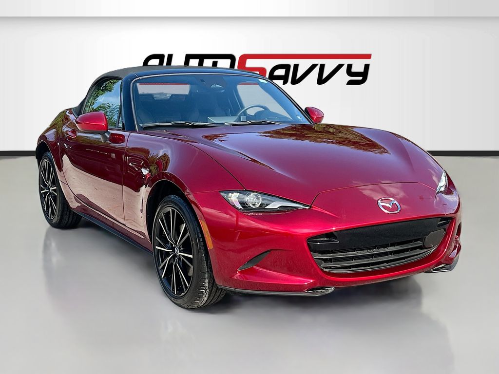 2025 Mazda MX-5 Miata Grand Touring Red at Parkway Family Mazda