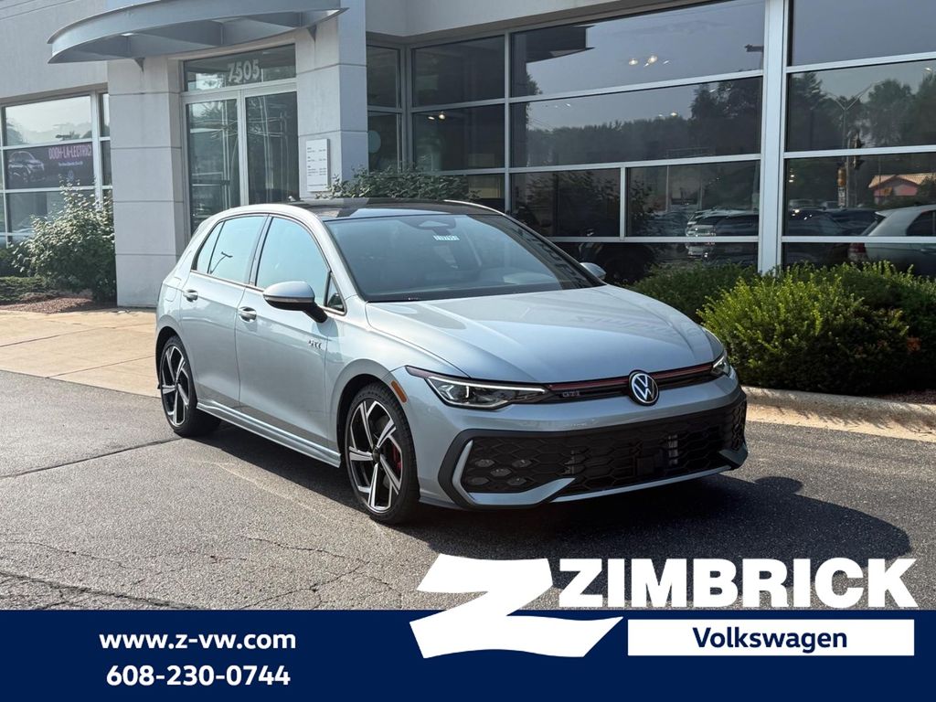 Alpine Silver Metallic 2026 Volkswagen Golf GTI Hatchback Front-Wheel Drive 7-Speed Dual Clutch
