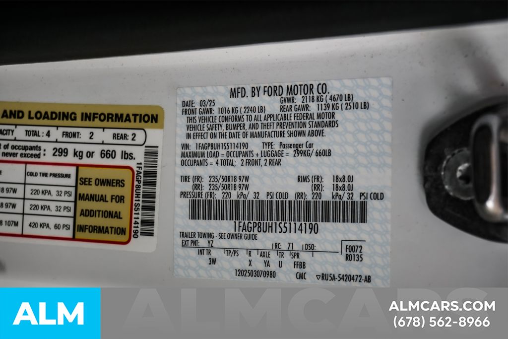 Used 2025 White Ford EcoBoost Premium image 51