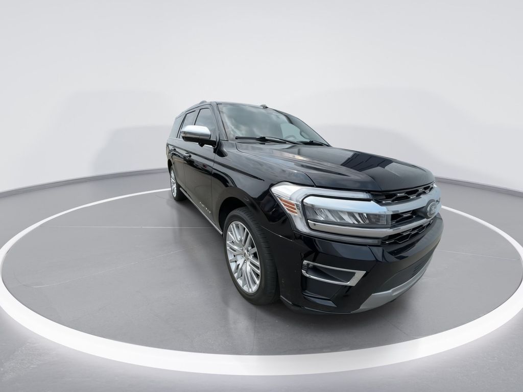 Used 2024 Black Metallic Ford Platinum image 2