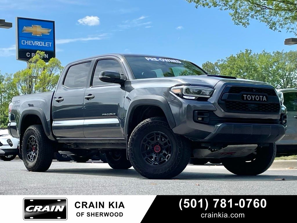 Magnetic Gray Metallic 2023 Toyota Tacoma Pickup Truck Four-Wheel Drive 6-Speed Automatic
