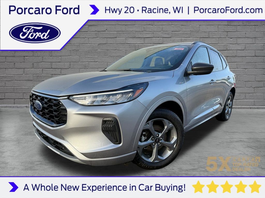 Silver Metallic 2023 Ford Escape SUV / Crossover All-Wheel Drive 8-Speed Automatic