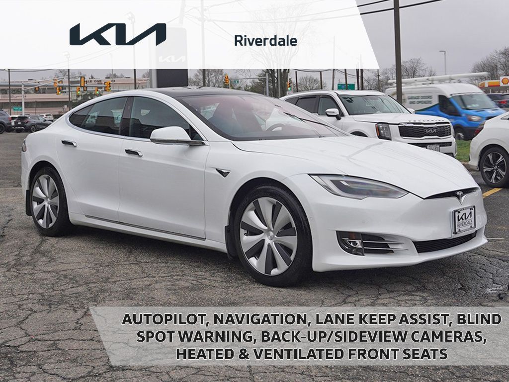 Pearl White Multi-Coat 2021 Tesla Model S Long Range Plus AWD Sedan All-Wheel Drive 1-Speed Automatic