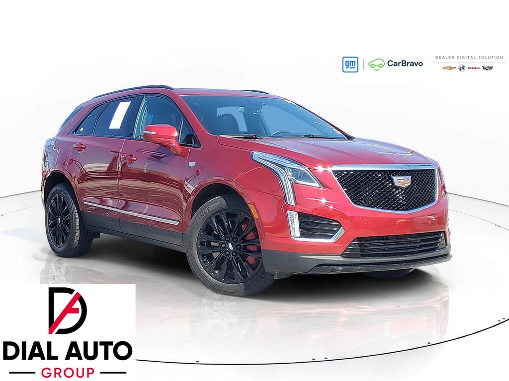 Radiant Red Tintcoat 2024 Cadillac XT5 Sport AWD SUV / Crossover Four-Wheel Drive 9-Speed Automatic